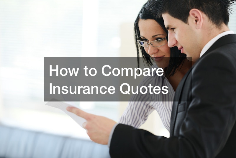 How to Compare Insurance Quotes